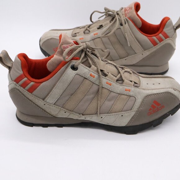 Adidas Cycling Bicycle Biking Shoes Mens Size 7 US (Size 40 EU) - Grey/Orange - Picture 8 of 16